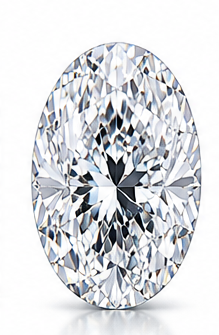 Oval cut diamond ring