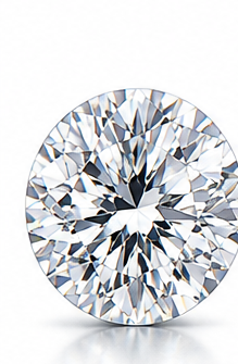 Round cut diamond ring